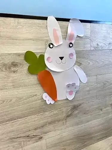 бумажный пасхальный кролик